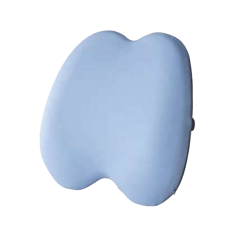 Oreiller de dossier amovible et lavable de haute qualité, oreiller de soutien dorsal en bois à mémoire de forme naturelle et saine pour chaise de bureau