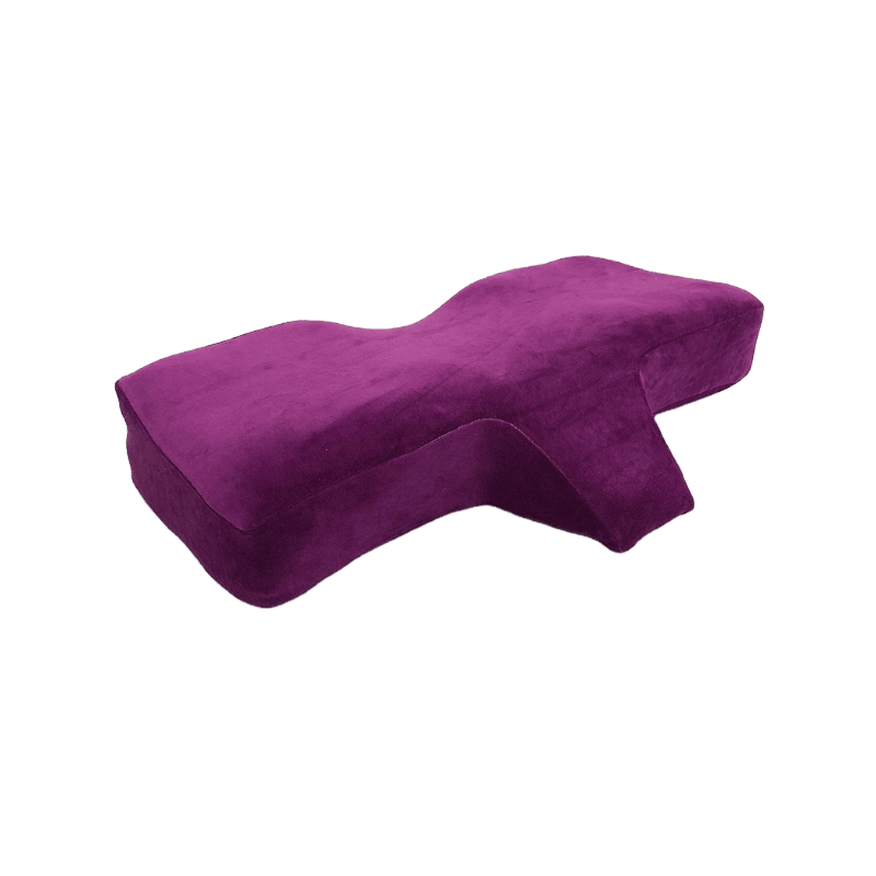 Oreiller d'extension de cils en mousse à mémoire de forme de haute qualité, courbe ergonomique, améliore les oreillers de couchage, appui-tête concave, soutien du cou