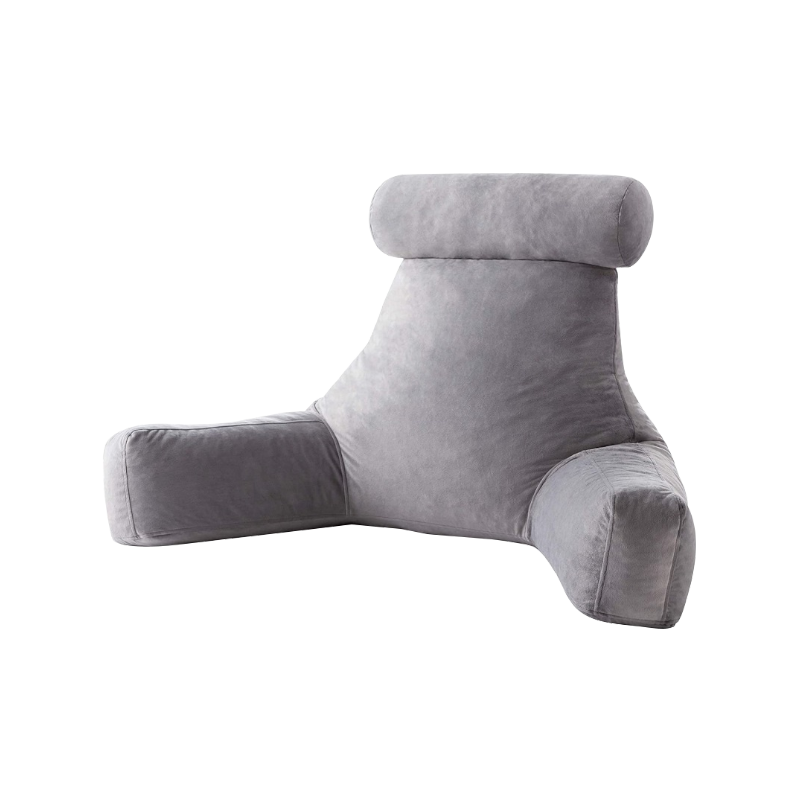 Oreiller de repos de lecture avec bras de soutien, remplissage en mousse à mémoire de forme, oreiller de soutien parfait pour le dos, pour adultes, lecture, regarder la télévision