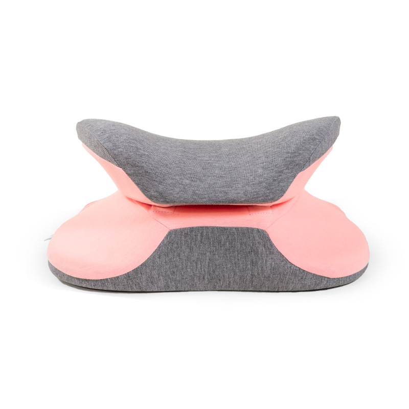 Oreiller de sieste de bureau multifonctionnel à double usage, coussin de taille couché, oreiller de sommeil en mousse à mémoire de forme, oreiller couché pour étudiant, artefact de sieste