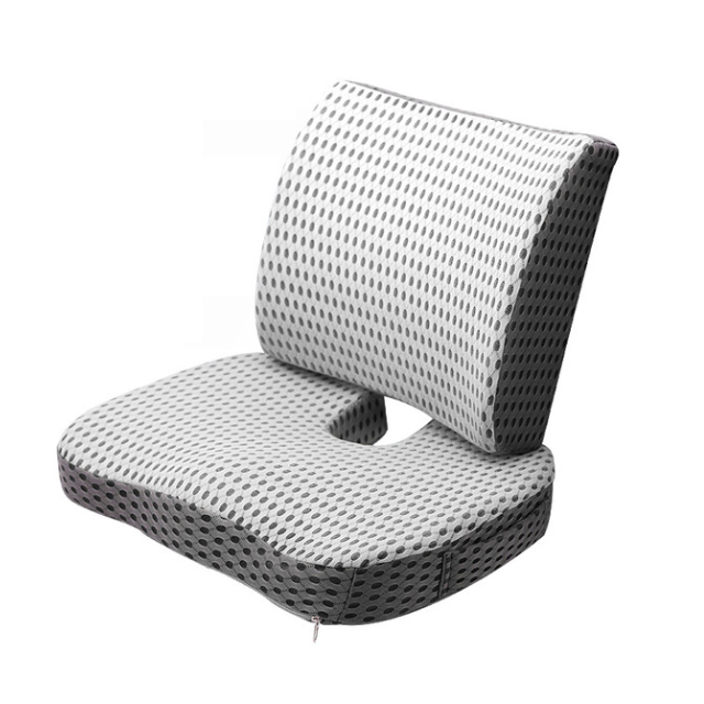 Coussin de siège de voiture ou de chaise confortable en mousse à mémoire de forme, haute qualité, usine chinoise, maille 4D