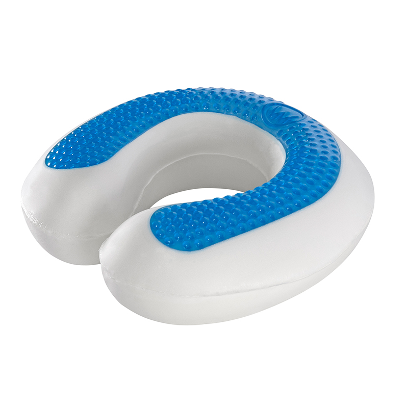 Coussin d'oreiller cervical en forme de U en mousse à mémoire de forme pour voyage en voiture