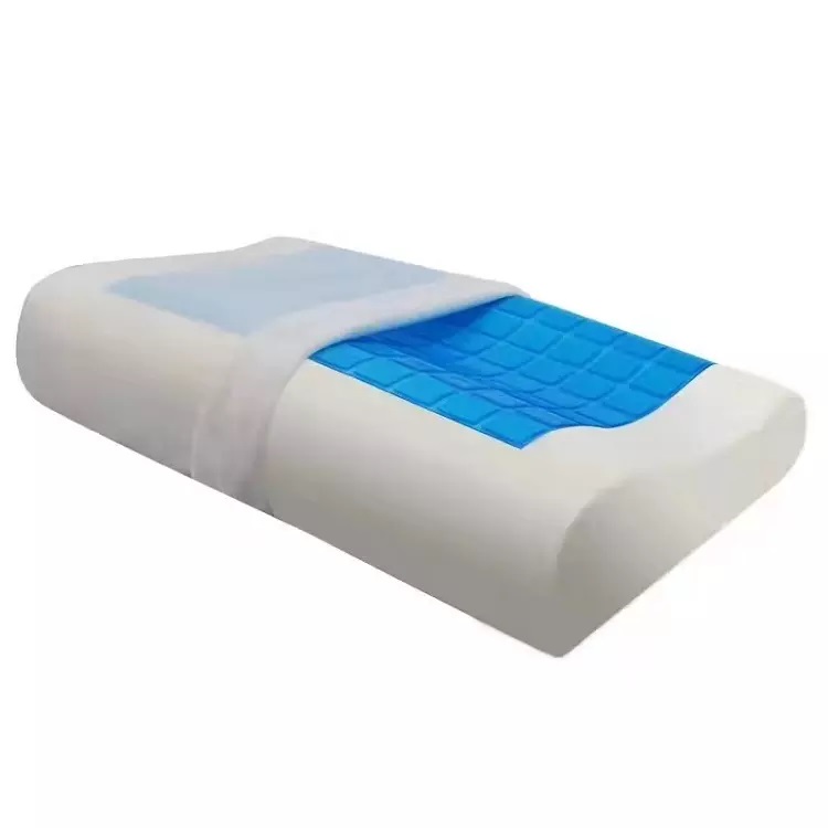 Oreiller de lit confortable en usine, offre spéciale, oreiller infusé de Gel rafraîchissant, oreiller Visco