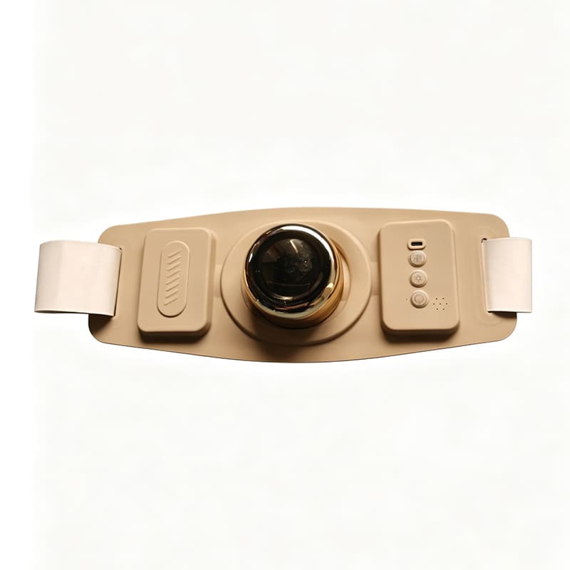 Appareil de massage à ceinture chauffante avec lumière rouge, compresse chaude, vibration, mise en forme du corps, combustion des graisses, abdomen chaud, ceinture de massage électrique domestique
